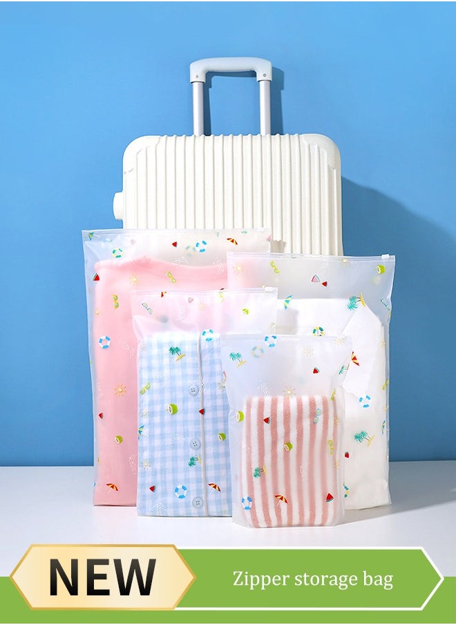 DUNISO 20Pcs  Travel Storage Bags,Multi-size Travel Bags,Waterproof Multifunctional Reusable Clear Clothes Storage Bag，Travel Packing Zip Lock Bags Pouch,for Travel Clothes Shoes Cosmetics Suitcases  - Image 1