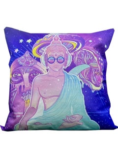 Buddha Decorative Throw Pillow Cover, 45x45 cm, Purple and Blue Cosmic Design, Double-Sided Print - pzsku/ZB4C6ACD893CF78F6C0A5Z/45/_/1740555182/05f070c3-2e44-4ec8-836c-e884a3e90c42