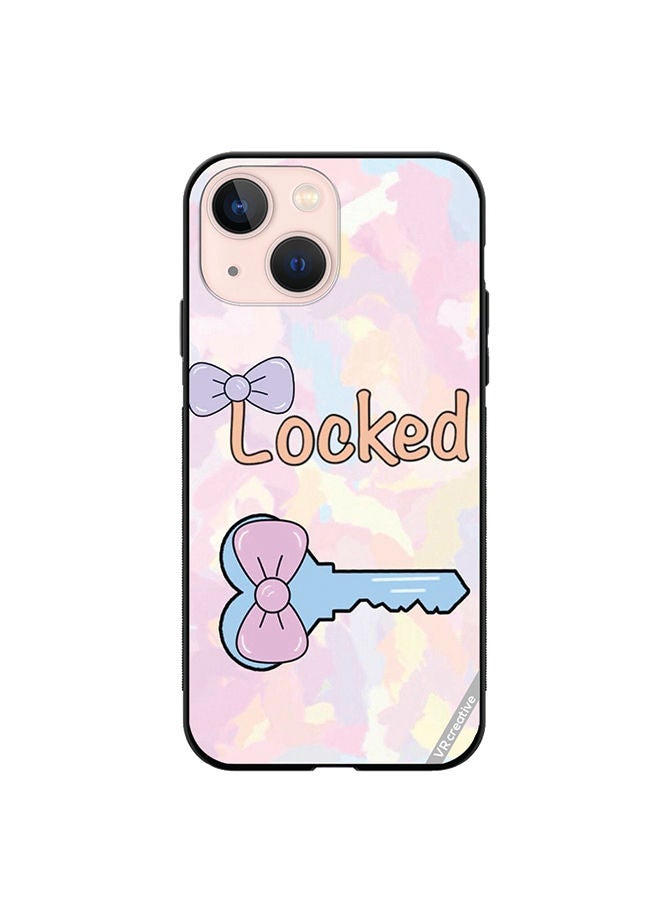 VR CREATIVE Protective Case Cover For Apple iPhone 13 Locked Design Multicolour - Image 1