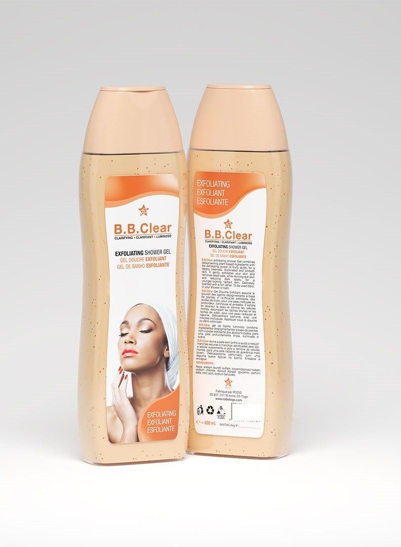 B.B.clear Vitamin C Exfoliating Shower Gel 600 ML