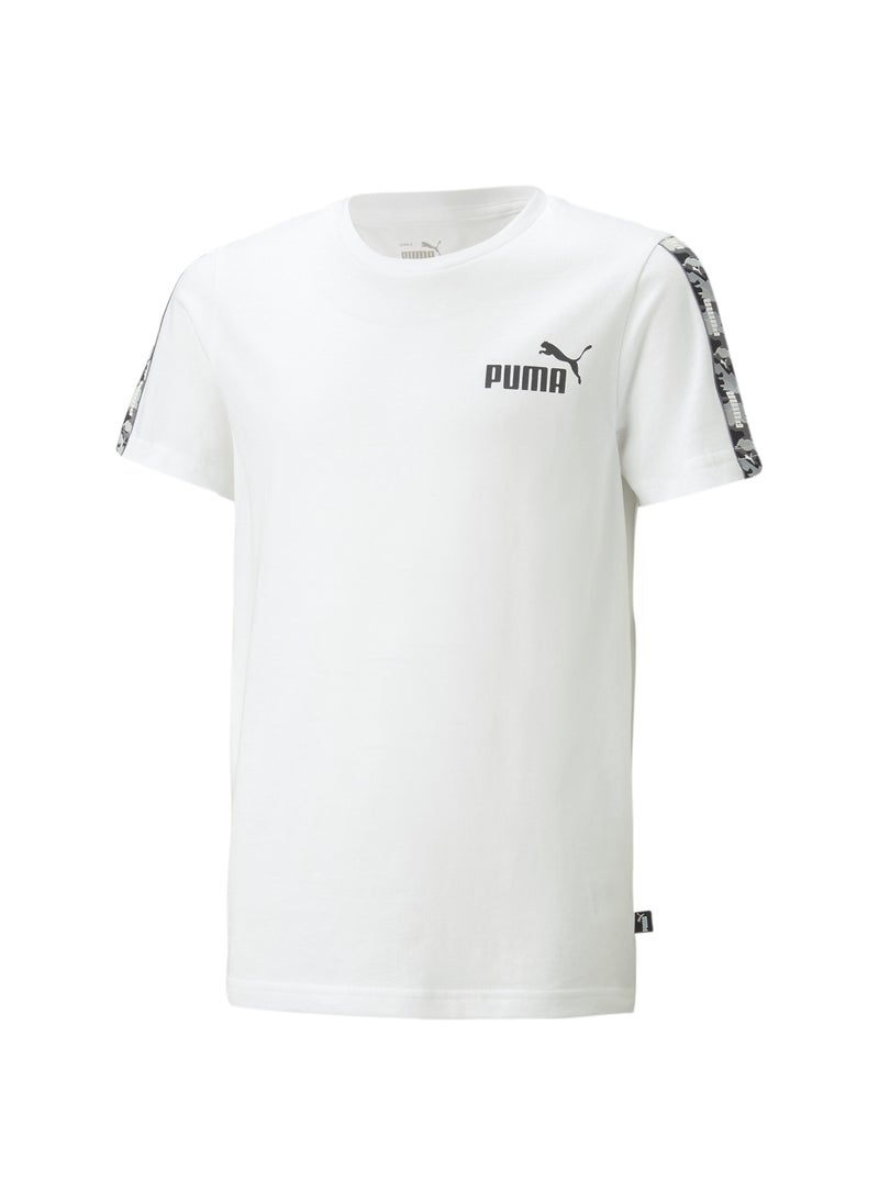 PUMA - Essentials Kids BoysTape Camo Short Sleeve T-Shirt - Image 1
