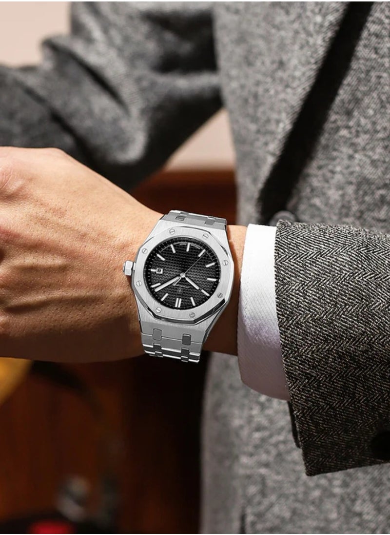 POEDAGAR Man Watch Waterproof Luminous Men's Watch Quartz，Men's Wrist Watches-42mm  - Image 3