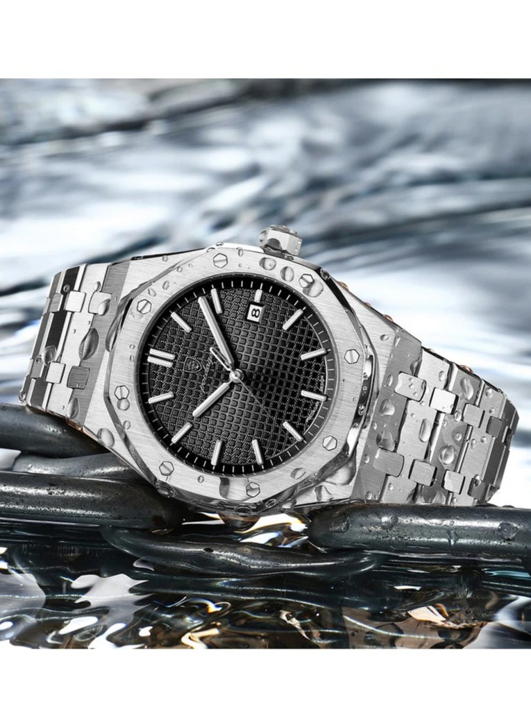 POEDAGAR Man Watch Waterproof Luminous Men's Watch Quartz，Men's Wrist Watches-42mm  - Image 5