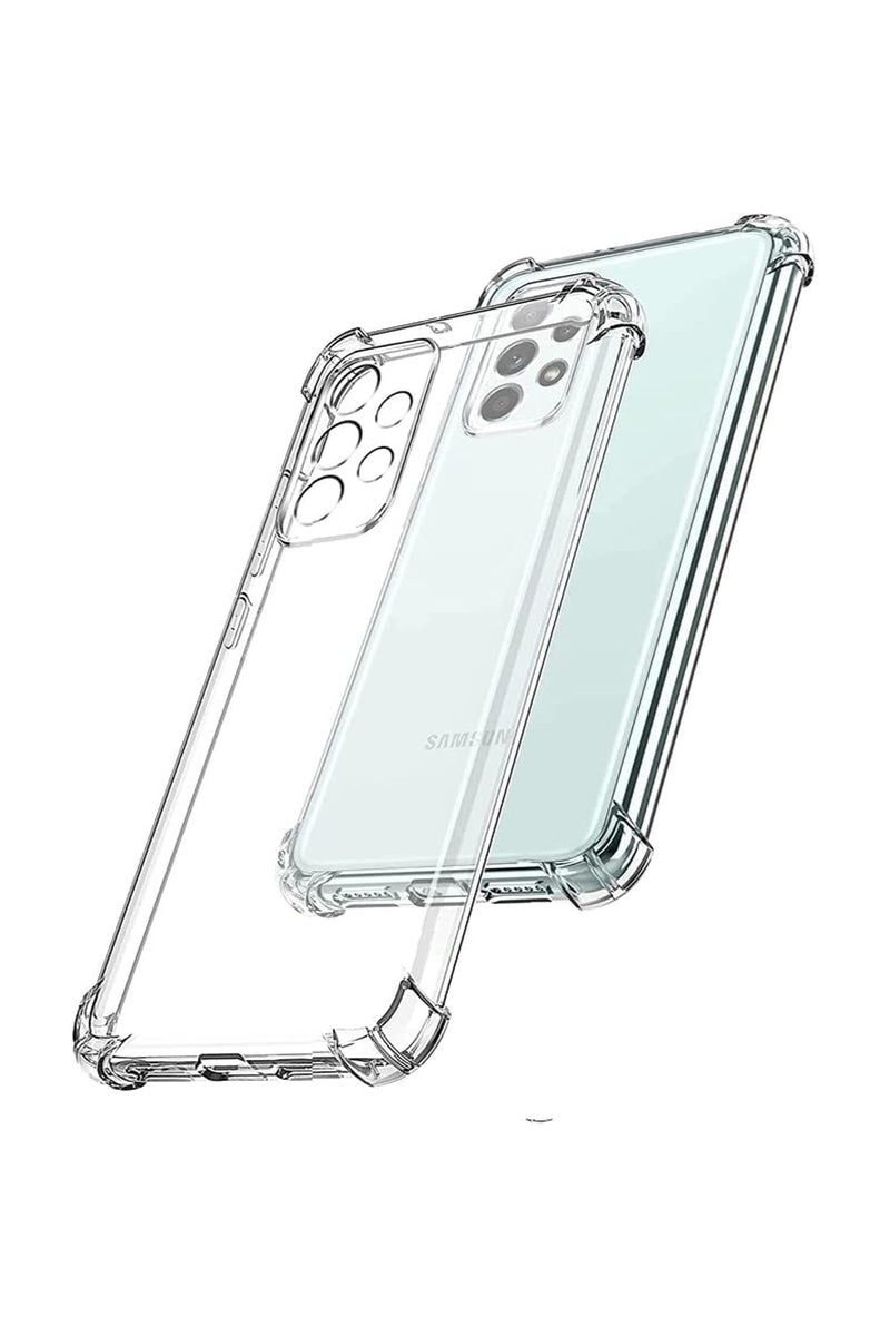 Samsung Galaxy A73 5G Clear Cover Case soft TPU Transparent Silicone Gel Back Protective Case shock Absorbent Reinforced Corner for Samsung Galaxy A73 Clear - Image 1