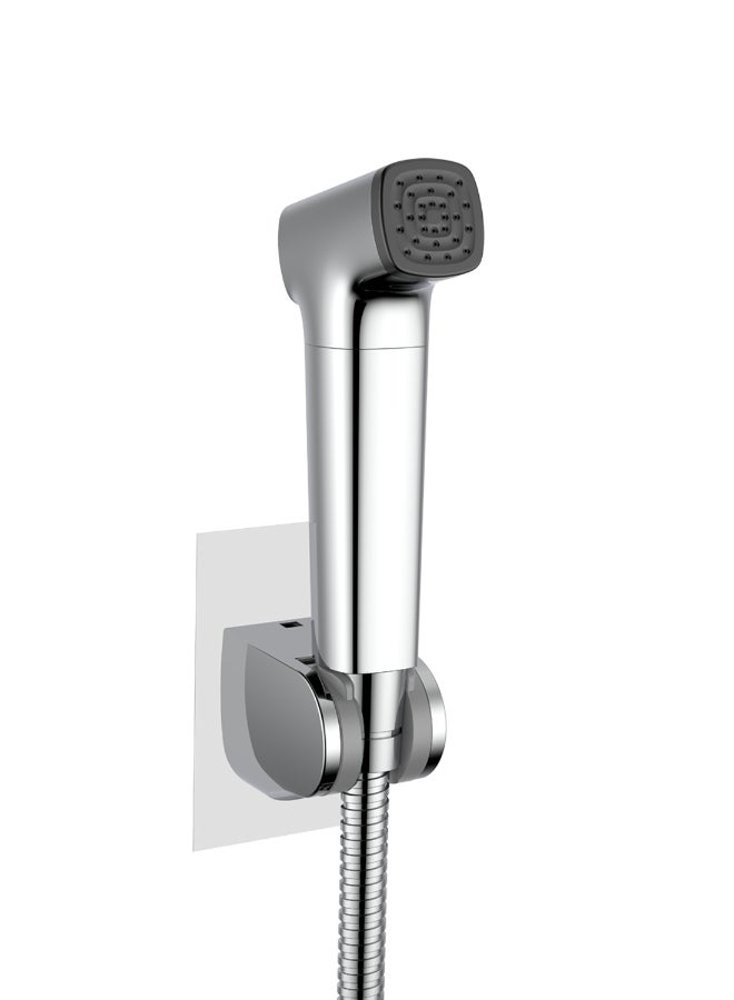 Noon East 360°Rotatable Handheld Bidet Sprayer with Button Control, Adjustable Water Pressure, Durable ABS Plastic Chrome Finish - Ideal for Feminine Wash &Baby Diaper Cleaning - Image 1