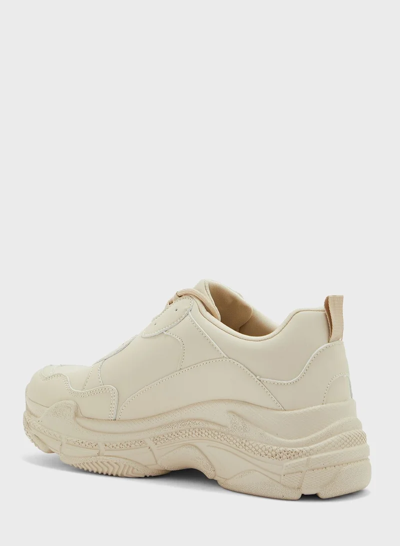 Ginger Tonal Pattern Lace Sneaker