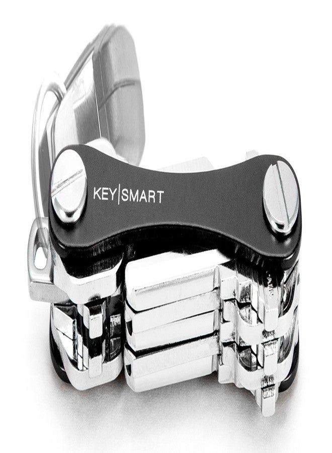 key smart KeySmart Classic - Compact Key Holder and Keychain Organizer (up to 14 Keys) (Black) - Image 1