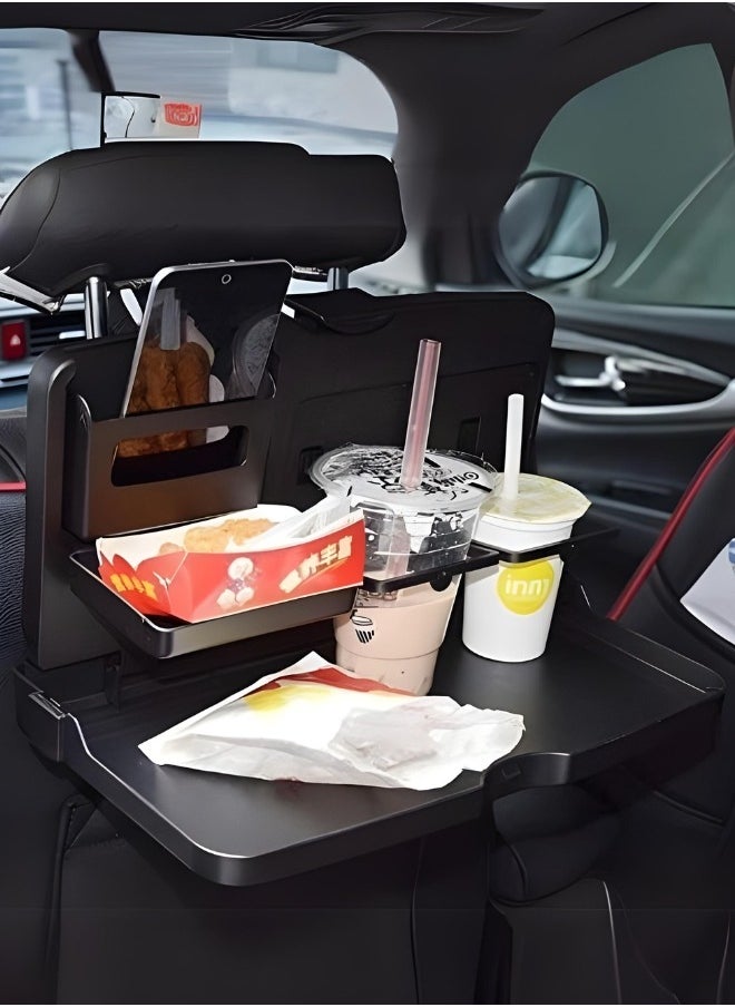 Car Styling Multifunctional Car Seat Back Organizer Storage Table Foldable Vehicle Travel Dining Tray Auto food drinks holder - pzsku/ZB4C702183719C9CC3AD9Z/45/_/1730537786/23530b8e-992d-46d9-8293-2ac185ee4f56