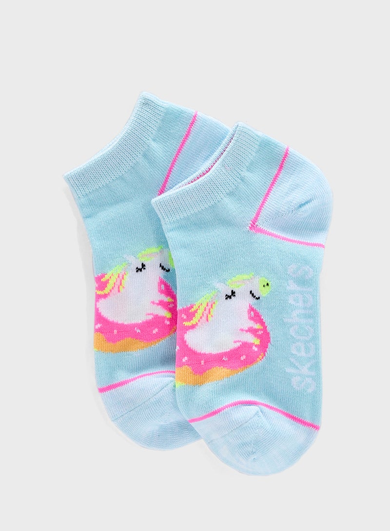 SKECHERS Youth 6 Pack Non Terry Socks - Image 2