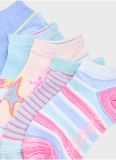 SKECHERS Kids 6 Pack Non Terry Socks  - Image 3