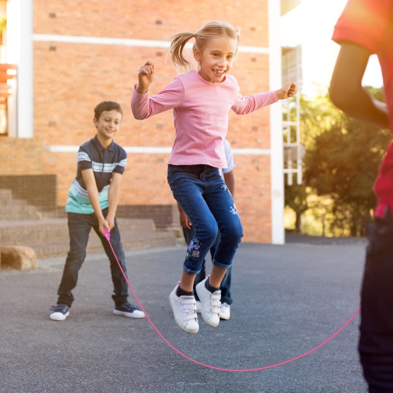 Elcoho 36 Packs Kids Jump Rope Set 7.3 Feet Adjustable Skipping Rope Colorful Kids Outdoor Jump Ropes For Kids Party Favors Outdoor Activity Birthday Reward Gift - Image 5
