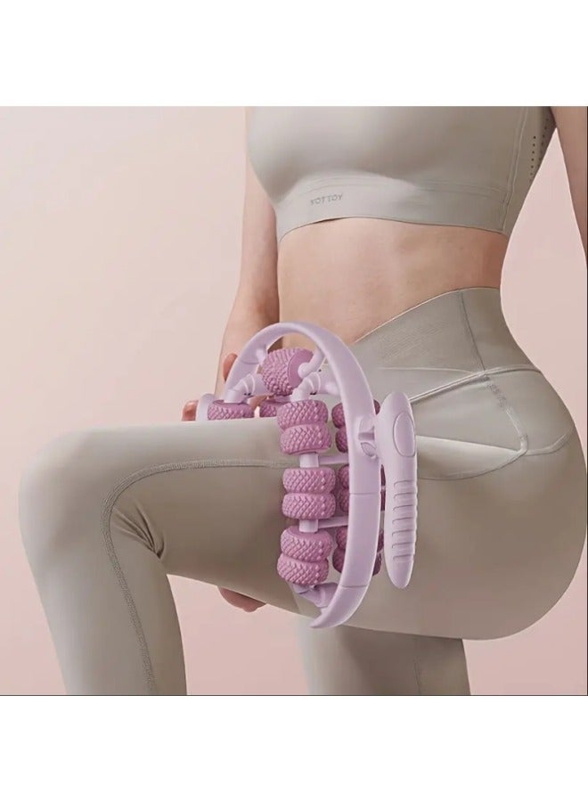 Generic 1pc 26 Wheels Leg Massager, Leg Roller, Calf Muscle Relaxation Ring, Leg Slimming Yoga Wheel  - Image 3