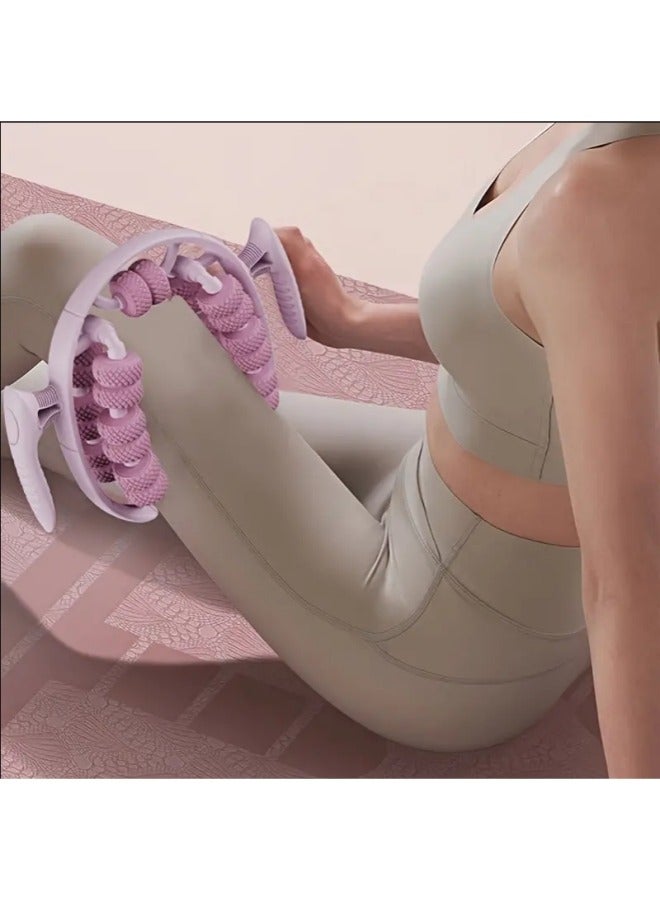 Generic 1pc 26 Wheels Leg Massager, Leg Roller, Calf Muscle Relaxation Ring, Leg Slimming Yoga Wheel  - Image 5