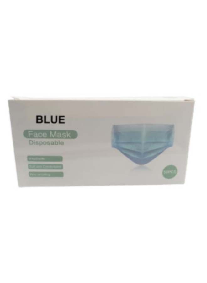 NIBEMINENT Pack Of 50 Protective Disposable Face Mask - Image 2