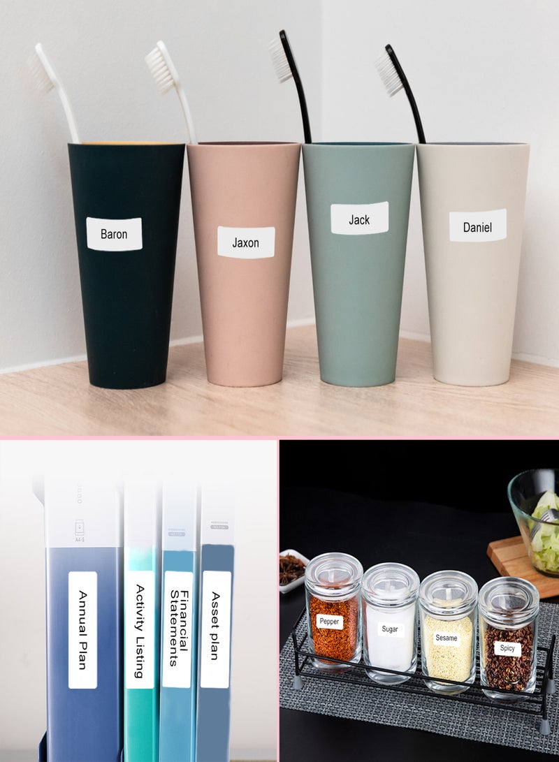 Label Paper Thermal Sticker Self-Adhesive Printable Paper Roll Waterproof Oil-Proof Tear for Price Name Barcode Clear Printing for DP23 Series Thermal Printer Label Maker Machine - Image 3