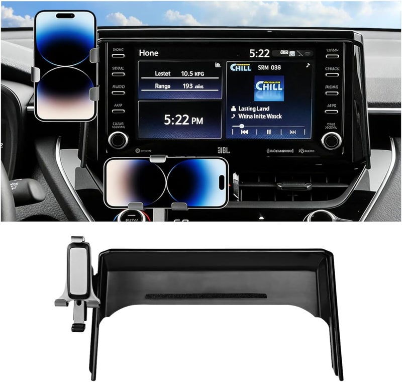 Autorder Car Phone Holder for Toyota Corolla 2019-2025/corolla Cross 2022 2023 2024 2025 Accessories Air Vent Screen Fixed Clip Cell Phone Mount Hands-Free 360 Degree Rotation(8 Inch) - Image 1