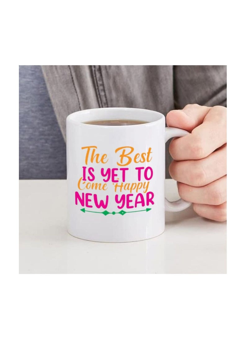 PRINTSHOP4ME Happy New Year Design Printed With New Year Theme Ceramic Coffee Mug Suitable Gift For Family/Friends And Special Person  - Image 5