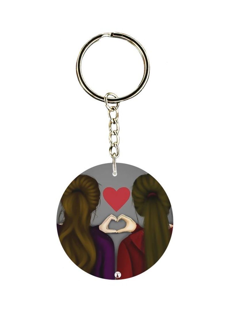 RKN Girl Printed Keychain