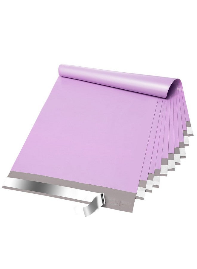 Fuxury Poly Mailers 12X15.5Inch 50 Pcs, Waterproof Shipping Bags For Clothing, Strong Adhesive Shipping Envelopes For Small Business Suppliers, Self Seal Mailers Poly Bags Mailing Envelopes Purple - Image 1