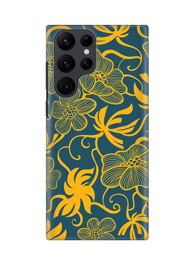 Stylizedd Case for Samsung Galaxy S22 Ultra 5G Snap Case Slim Snap Classic Series Shield Matte Finish Print - Euro Pattern - Image 1