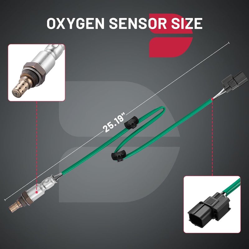 BDFHYK Oxygen Sensor Downstream O2 Sensor, Compatible with Honda Accord, Crosstour, Odyssey, Pilot, Ridgeline & Acura Acura MDX, ZDX, RDX, TL, RL, TSX, 3.2L 3.5L 3.7L, 250-24785 Replacement 1PCS - Image 3