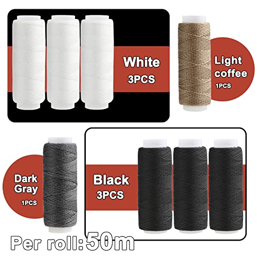 MORFEN Sewing Kit for Adults, 38 Pcs Heavy Duty Sewing Kit, Needle and Thread Kit with Hand Sewing Needles 8 Upholstery Thread, Upholstery Repair Kit for Carpet Canvas DIY Sewing Repair - Image 2