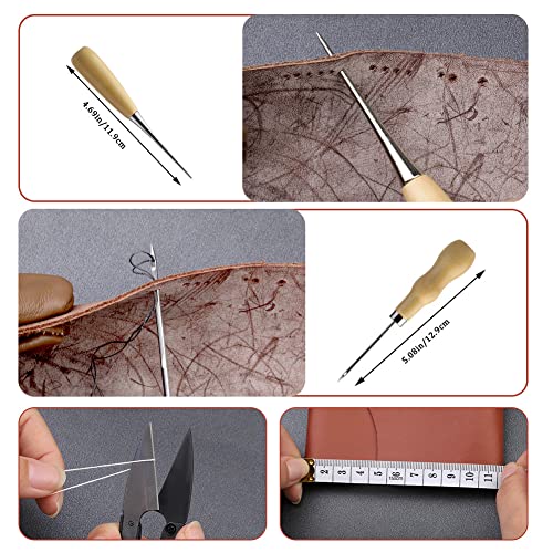 MORFEN Sewing Kit for Adults, 38 Pcs Heavy Duty Sewing Kit, Needle and Thread Kit with Hand Sewing Needles 8 Upholstery Thread, Upholstery Repair Kit for Carpet Canvas DIY Sewing Repair - Image 5