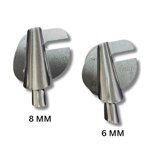 ZENITH T-17 Industrial Sewing Machine Hemming Folder, Metal Edge Stitching Attachment For Jack Juki (1Pc SeT 6MM & 8 mm),Grey - Image 2