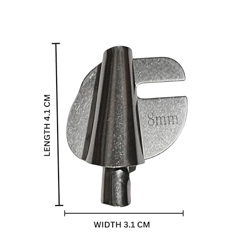 ZENITH T-17 Industrial Sewing Machine Hemming Folder, Metal Edge Stitching Attachment For Jack Juki (1Pc SeT 6MM & 8 mm),Grey - Image 4