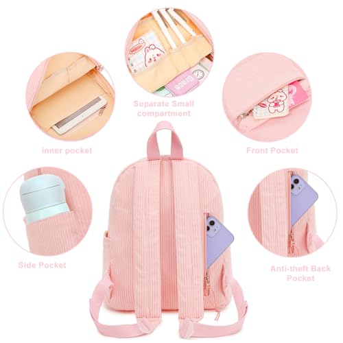 Bluboon Mini Backpacks for Girls 13" Toddler Backpack Purse School Bookbag Kawaii Backpack Women - Image 3
