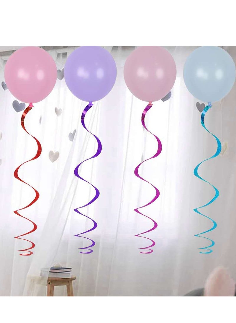 12 قطعة من زينة الحفلات متعددة الألوان المصنوعة من مادة البولي فينيل كلوريد الحلزونية المفردة لحفلات رمضان وعيد مبارك ورأس السنة الجديدة وحفلات الزفاف وأعياد الميلاد - Image 5