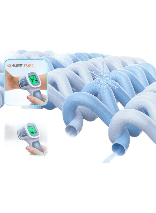 XTEP Ice Silk Arm Sleeves For Men And Women, Sun Protection, Summer Driving, Outdoor Sports, Cycling, Uv Protection, Sun Shade, Long Thin White - Image 3
