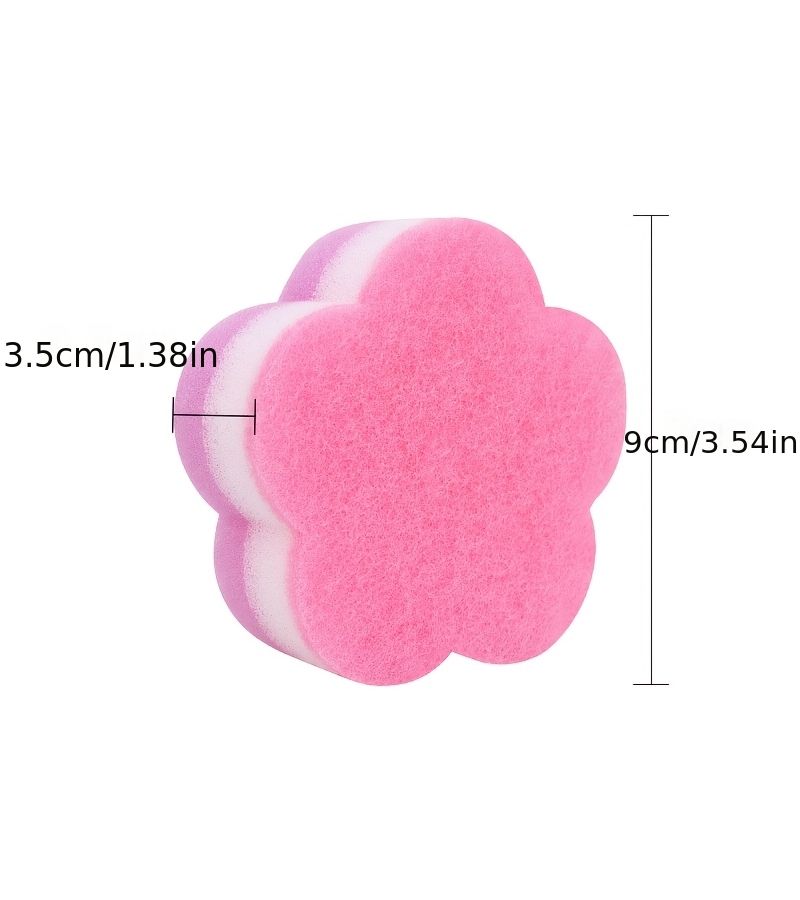 24 Piece Color Set Creative Five Finger Flower Sponge Soft Grip Easy Clean - Image 3