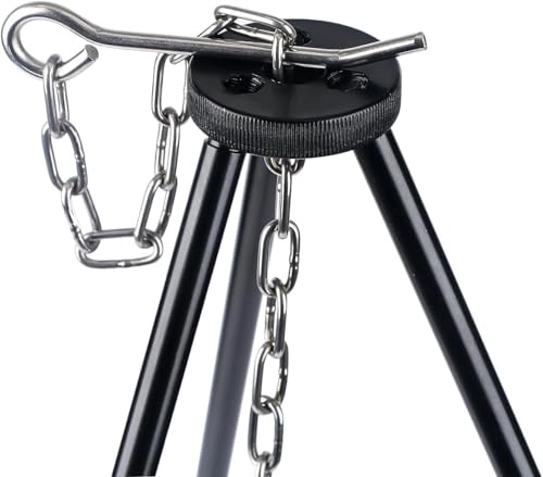 NewBEP Camping Dutch Oven Tripod Mini Adjustable Grill Cooker Campfire Grill Stand with Storage Bag for Outdoor Activities - Image 3