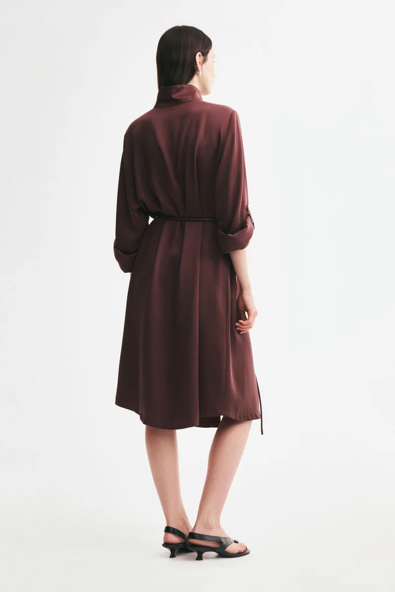 H&M  Funnel-collar shirt dress for Women | Best Price UAE