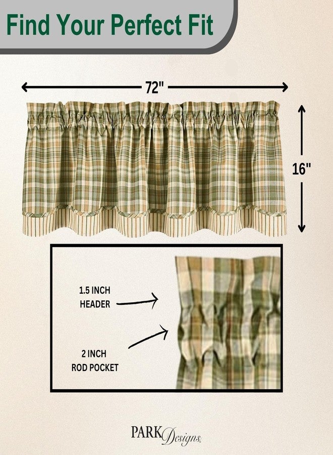 Park Designs Rosemary Layer Valance, 72 by 16" - Image 3