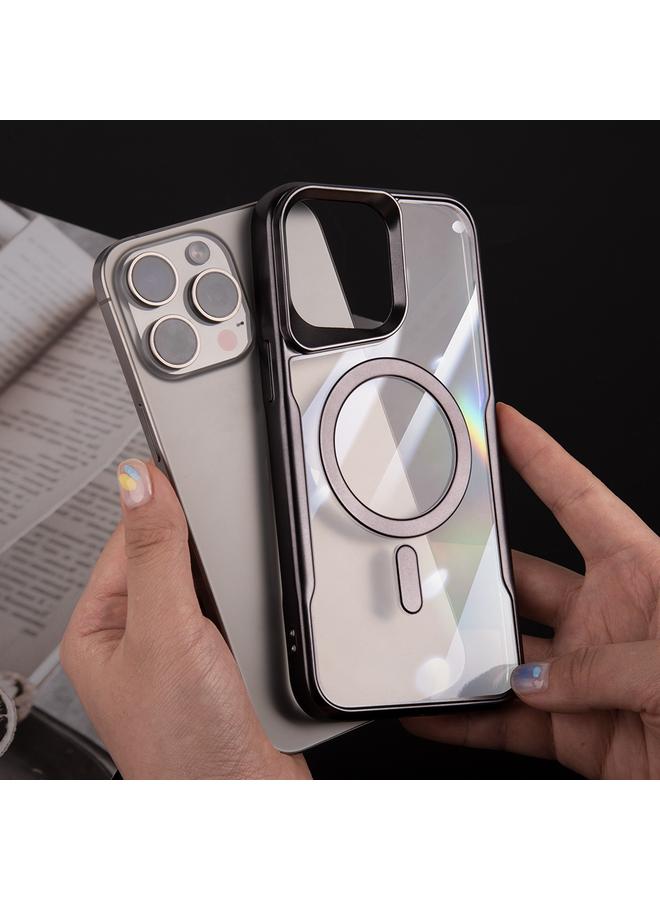 S-TOP Case For iPhone 15 Blade MagSafe Magnetic Transparent PC Phone Case - Image 5