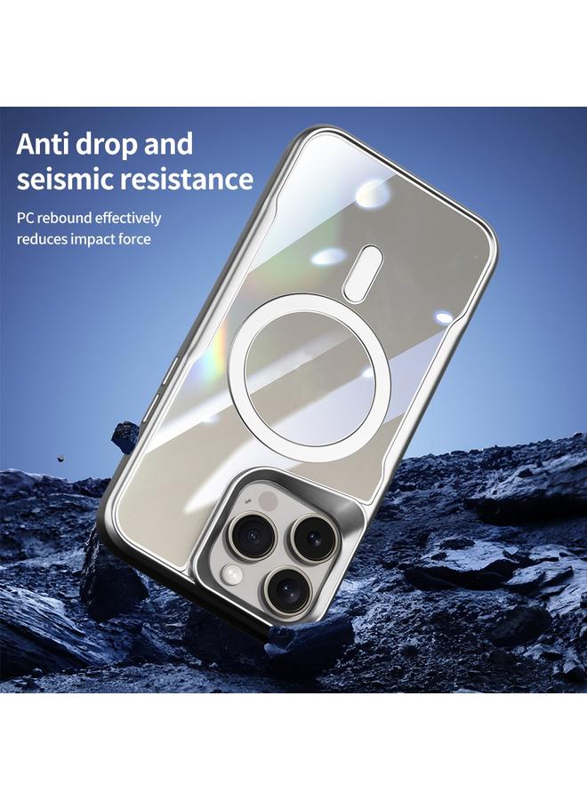 S-TOP Case For iPhone 15 Blade MagSafe Magnetic Transparent PC Phone Case - Image 2
