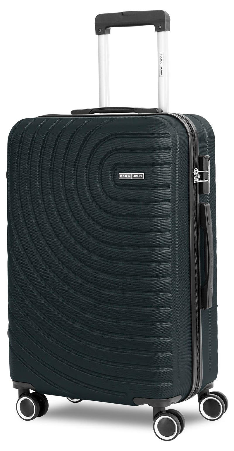 PARAJOHN Large 28-Inch ABS Material Lightweight Hardshell Luggage Trolley | 3.8kg Durable Hardsided Spinner Trolley Suitcase  army green - Image 1