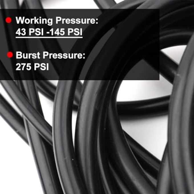 Byredio 6mm 1/4" Silicone Vacuum Hose Flexible Tubing Line 275 PSI Max Pressure 10 FT for Automotive vacuum lines, Turbochargers, Air intake components - Image 3