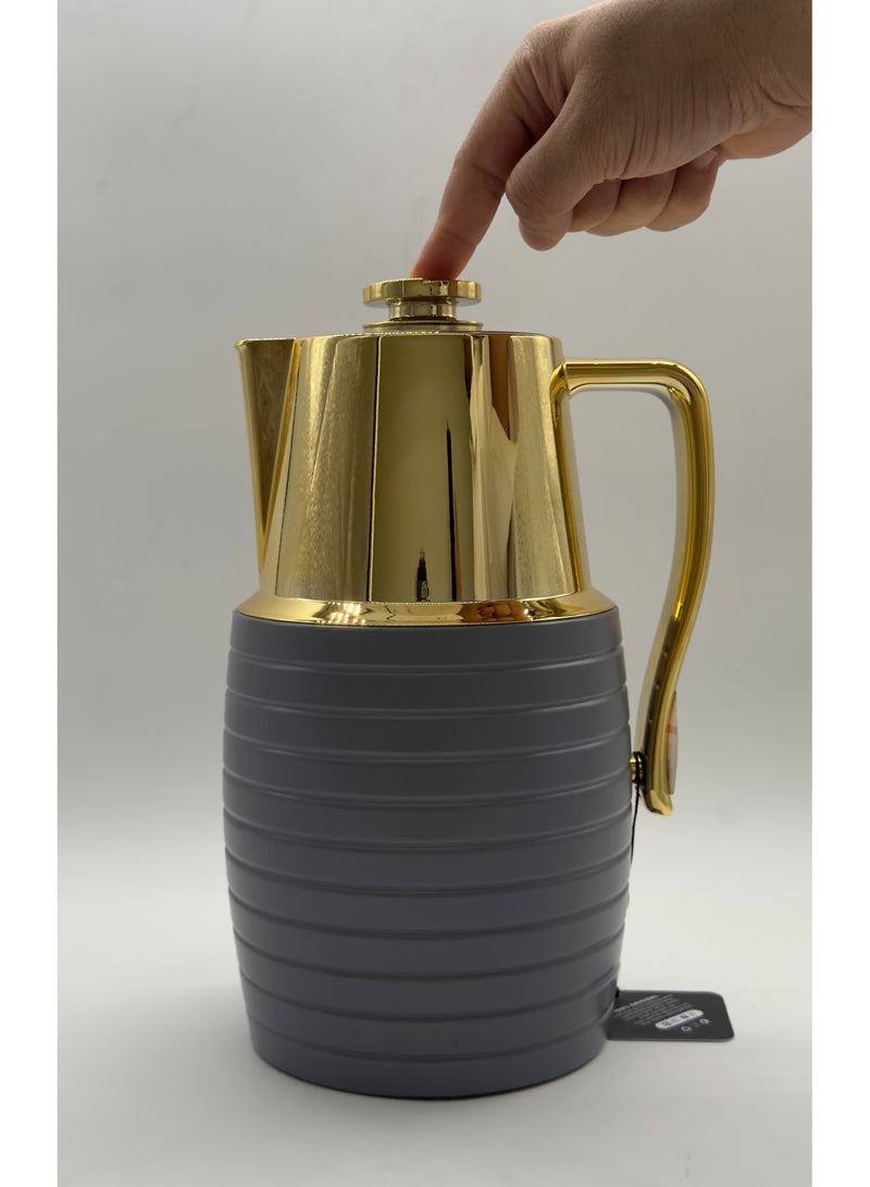 AL-GANNAS AL-GANNAS Premium Thermal Flask – 1L | Exclusive Design for Tea & Coffee - Image 3