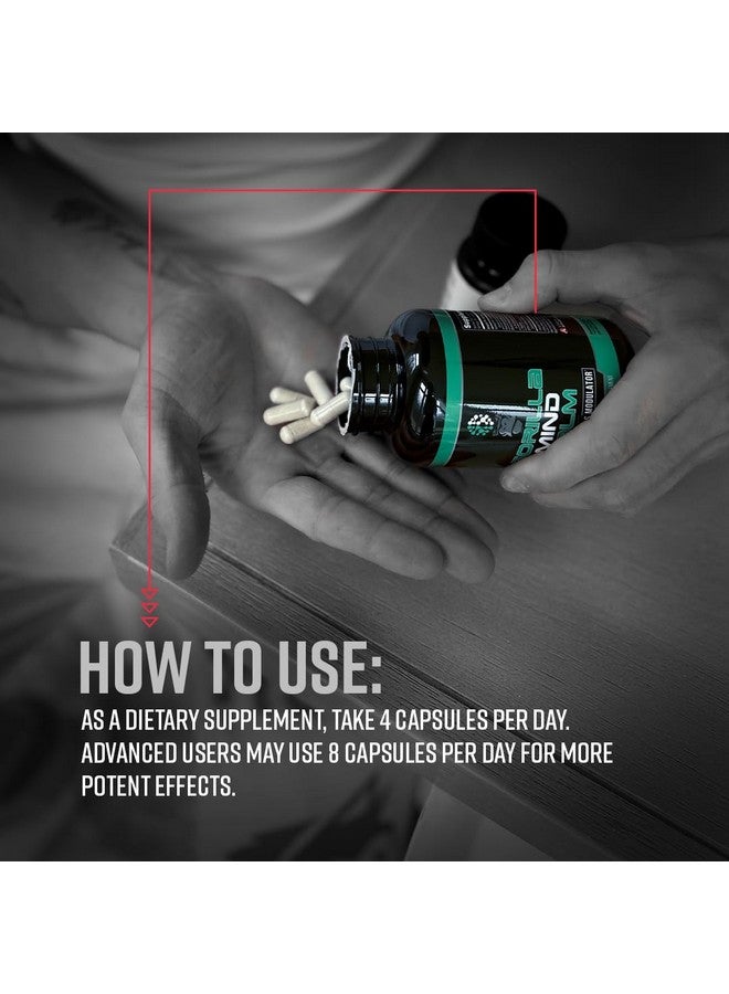 Gorilla Mind جوريللا مايند كالم (120 كبسولة) - استرخاء قوي وتقليل التوتر | معدل الكورتيزول والتوتر | تعزيز التعافي - Image 5