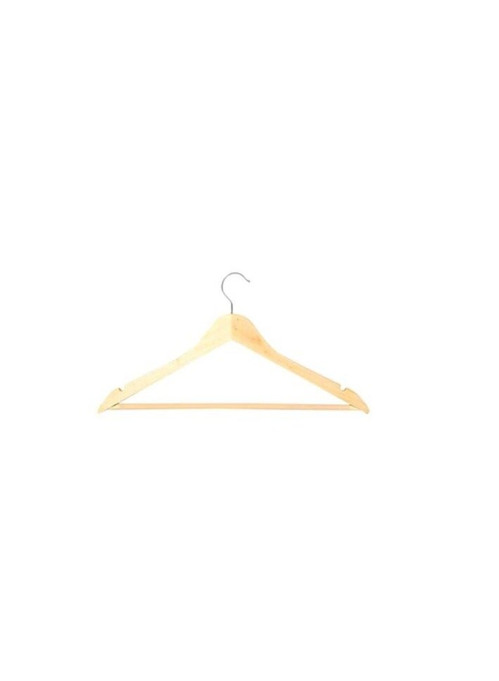 PROMASS Wooden Hanger Beige 22x44centimeter 