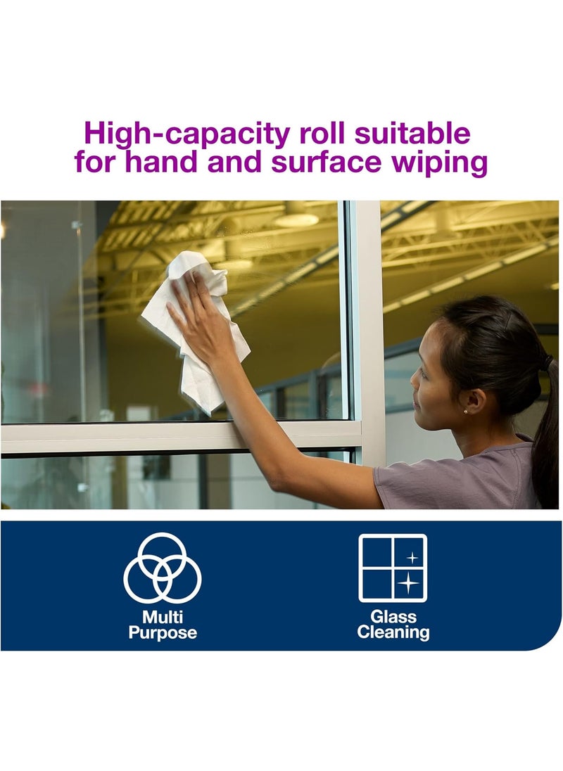 Tork Tork Paper Wiper Centerfeed White W1W2 Multipurpose 2 x 800 Sheets130211B  - Image 4