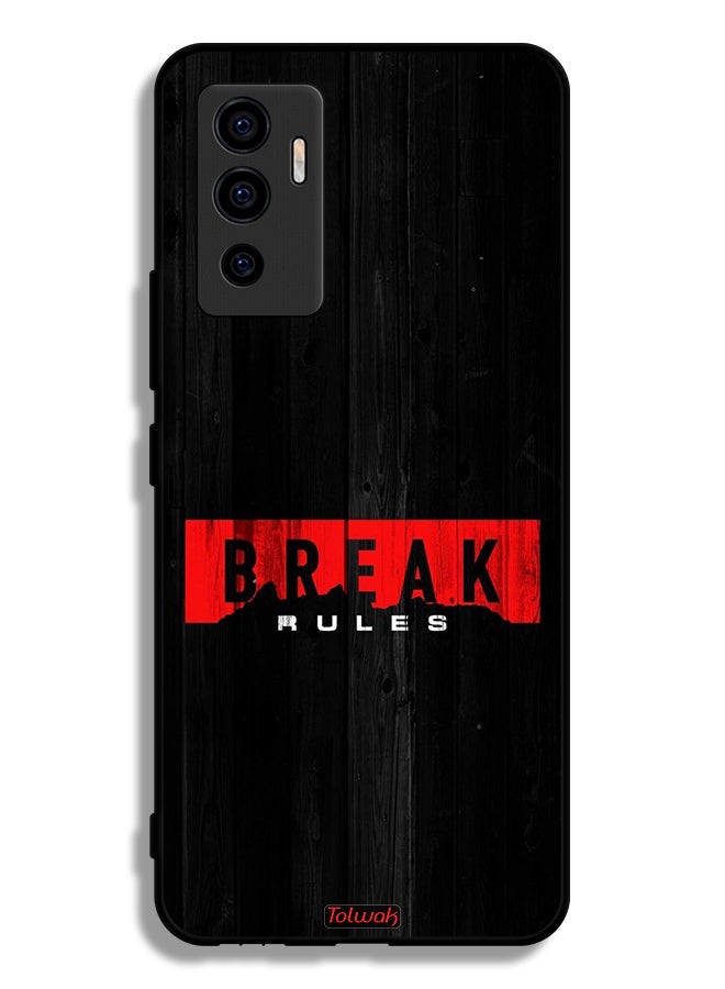 Tolwak Vivo V23e Protective Case Cover Break Rules - Image 2