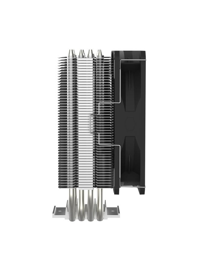 COOLER MASTER Hyper 212 Spectrum V3 ARGB CPU Air Cooler, 4 Direct Contact Nickel-Plated Heat Pipes, 120mm ARGB PWM Fan (650â1750 RPM, 71.9 CFM, 27.2 dBA), Universal Mount for Intel LGA1700/1200/115x & AMD AM5/AM4, 152mm Height, Easy Installation | RR-S4NA-17PA-R1 - Image 2
