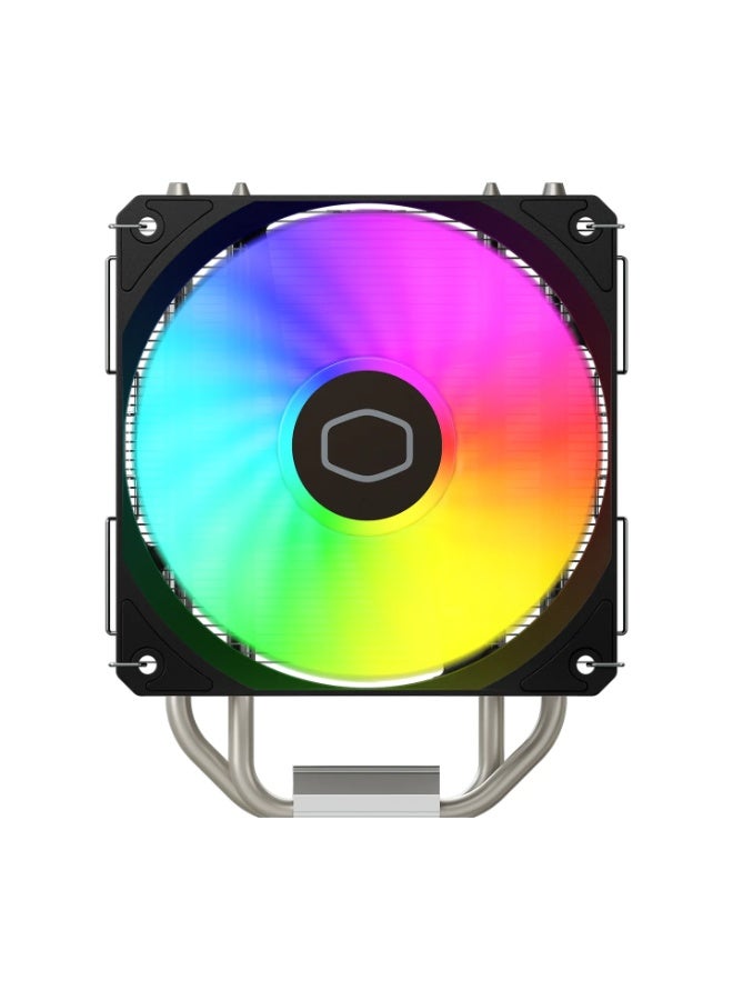 COOLER MASTER Hyper 212 Spectrum V3 ARGB CPU Air Cooler, 4 Direct Contact Nickel-Plated Heat Pipes, 120mm ARGB PWM Fan (650â1750 RPM, 71.9 CFM, 27.2 dBA), Universal Mount for Intel LGA1700/1200/115x & AMD AM5/AM4, 152mm Height, Easy Installation | RR-S4NA-17PA-R1 - Image 1