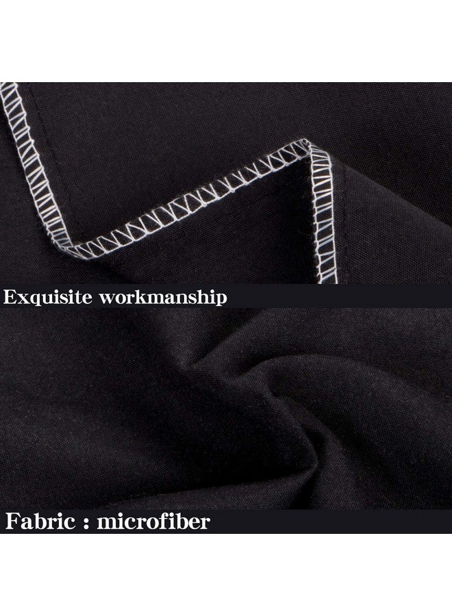 NTBAY NTBAY Body Pillowcase - Brushed Microfiber 20x54 Pillowcase - Soft, Wrinkle-Free, Fade-Resistant, Stain-Resistant, Black Body Pillow Cover with Envelope Closure - 20x54 Inches, Black - Image 3