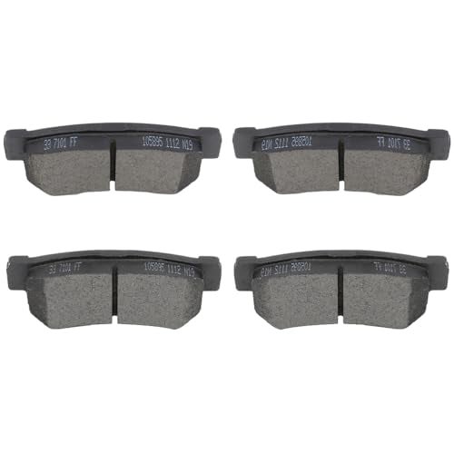 SCITOO D813-7688 Rear Brake Pads Fit For 2006-2009 For Hyundai Azera,2007-2010 For Hyundai Elantra,2001-2006 For Hyundai Santa Fe,1999-2008 For Hyundai Sonata,2005-2009 For Hyundai Tucson - Image 1