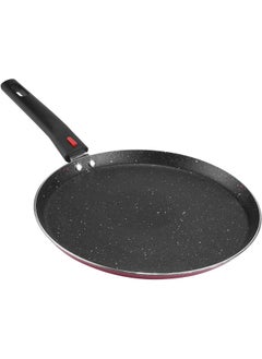 VINOD Popular Non Stick Dosa/Egg/Pancake/Crepe Tawa 28cm with Sturdy Riveted Bakelite Handle  - Image 1